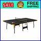 Md Sports Taille Officielle Table Tennis Table Noir Et Jaune
