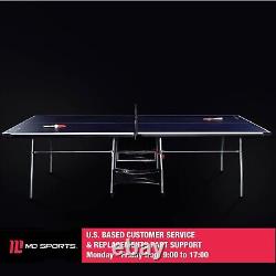 MD Sports Taille officielle de 15 mm 4 pièces de tennis de table intérieur, accessoires inclus