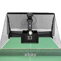 Machine automatique d'entraînement au tennis de table avec lance-balles et 100 balles + filet