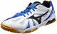 New Mizuno Chaussures De Tennis De Table 81ga1515 Wave Medal 5 Blanc Noir Bleu Us7-10.5