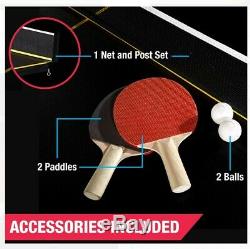 New Taille Officielle Tennis De Table De Ping-pong Intérieure Avec 2 Paddle Et 2 Balles