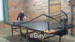 Newgy Robo-pong 2050 Robot Numérique Tennis De Table Avec Recyclage Net