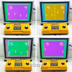 Nintendo PONG COLOR TV-GAME6 CTG-6V Importation du Japon 1978 NTSC Fonctionnel Boîte Utilisé