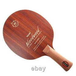 Nittaku Bloodwood Raquette de Tennis de Table et de Ping Pong, Choisissez le Type de Manche, Livraison Gratuite