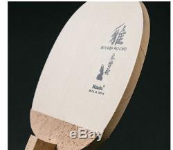 Nittaku Miyabi Ronde Penhold Tennis De Table, Ping Pong Racket, Made In Japan