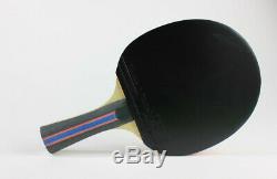 Nouveau Papillon Bty702-fl Ping Pong Paddle Secouer Tennis De Table Racket Main