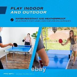 Nouvelle table de ping-pong de taille moyenne, pliable, ensemble complet avec Ping-Pong premium-LIVRAISON GRATUITE