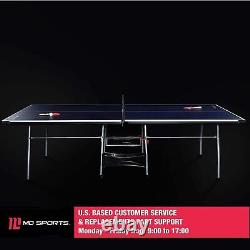 Ping Ping Pong De Tennis À L'intérieur Et À L'extérieur Table De Tennis Fordable Paddles & Balles Inclus