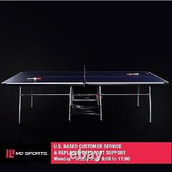 Ping Pliable Intérieur-extérieur Pong 95 Table MD Sports Paddles Balles Net Inclus