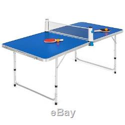 Ping Pong Portable Tennis De Table Pliante Camping Pique-nique Jeu Pagaies Net Sport Us