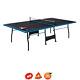 Ping Pong Table De Tennis Pliante De Taille Énorme Jeu Ensemble Sport Intérieur Ensemble Complet