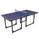 Ping Pong Table Tennis Foldable Jeu Set Accueil Famille Intérieur Extérieur Play 6'x3
