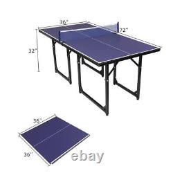 Ping Pong Table Tennis Jeu Pliable Maison Famille Outdoor Play