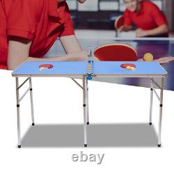 Ping Pong Table Tennis Pliant Intérieur Jeu De Sport Extérieur Avec Cadre En Aluminium