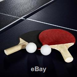 Ping-pong De Tennis De Table 4 Pièces MD Sports Play Indoor Pour Enfants, Repliable 9'x5