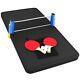 Piscine Flottante Ping Pong Table Tennis Parti Durable Black Mousse 4 Pieds Usa Made