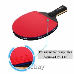 Raquette Professionnelle 9 Étoiles Ping Pong Paddle De Tennis De Table Pour Une Attaque Rapide Sticky