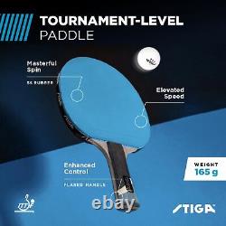 Raquette de tennis de table STIGA Pro Carbon de niveau de performance avec technologie en carbone