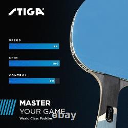 Raquette de tennis de table STIGA Pro Carbon de niveau de performance avec technologie en carbone