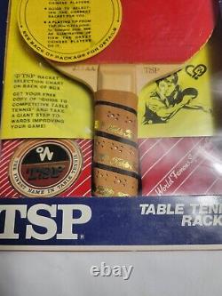 Raquette de tennis de table Vintage TSP Trade Mark Yamato Co. Japan