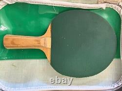 Raquette de tennis de table vintage Stiga Hans Alser Cobra Yasaka Suède Sac de ping-pong