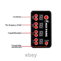 Robot automatique de tennis de table Ping Pong Machine d'entraînement avec filet et télécommande et 100 balles