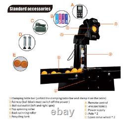 Robot de Tennis de Table Machine Automatique de Balles de Ping Pong pour Entraînement avec Filet de Récupération Q8