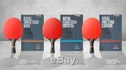 Stiga 5 Étoiles Royal Tennis De Table Racket Pingpong Bat Paddle Procarbon Highquality