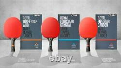 Stiga 5-star Royal Tennis De Table Ping Pong Bat Racket Paddle Nouvelle Haute Qualité