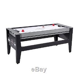 Table D'arcade Pivotante Combinée 4 En 1 Lancaster, Football De Ping-pong Pour Piscine Air Hockey