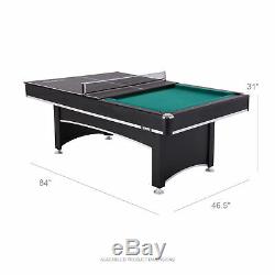 Table De Billard Billard 7 Avec Ping-pong Tennis Top 2-en-un De Conversion