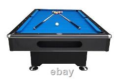 Table De Billard Black Shadow Slate De 8 Pieds Par Berner Billiards +ping Pong Top