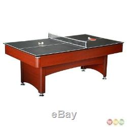 Table De Jeu De Bristol, 7 Pi Table De Ping-pong Et De Tennis De Table 2 En 1, Noir Et Cerisier