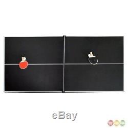 Table De Jeu De Bristol, 7 Pi Table De Ping-pong Et De Tennis De Table 2 En 1, Noir Et Cerisier