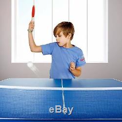 Table De Ping-pong Taille Officielle Pour Le Tennis Extérieur / Intérieur 2 Pagaies Et Balles Incluses