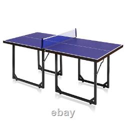 Table De Tennis De Table Compacte Pliable Multi-usages Table De Pique-nique Nette Amovible