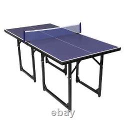 Table De Tennis De Table De Taille Moyenne Intérieure Avecnet 6 Ft X 3 Ft Bleu Nouveau Pick-up Local Seulement