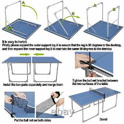 Table De Tennis De Table Grande Pour Les Petits Espaces Et Appartements Ping Pong Table À L'intérieur