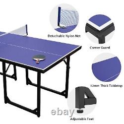 Table De Tennis De Table Pliable Ubon Pour Les Jeux De Famille Ping Pong Table 723630 Pouce