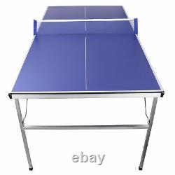Table De Tennis Indoor Extérieur Ping Pong Sport Ping Pong Table Avec Filet Et Poteau