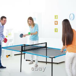 Table De Volleyball Ping Pong Pour Intérieur Et Extérieur 2-en-1