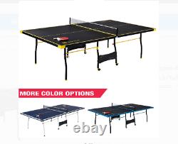 Table Officielle De Ping-pong De Tennis De Table De Taille Intérieure Avec Paddle Et Jeu De Boules