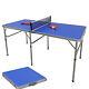 Table Pliable De Tennis De Table Table Extérieure / Intérieure Ping Pong Table Avec Raquettes Net