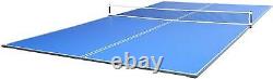 Table Tennis Conversion Top Ping Pong Table 4 Piece Full Size Includes Net Set