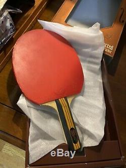 Table Tennis Racket Acoustic St Ne-6759 Avec Caoutchoucs Papillon