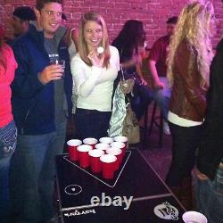 Table de Beer Pong / Flip Cup Pliable et Portable GoPong de 6 pieds (6 balles incluses)