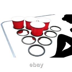 Table de Beer Pong Professionnelle de 8 pieds avec trous pour gobelets Édition Trucker Girl