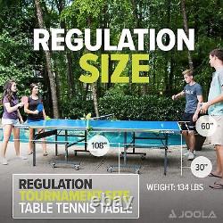 Table de Tennis de Table JOOLA NOVA Outdoor avec Set de Filet Imperméable Assemblage Rapide