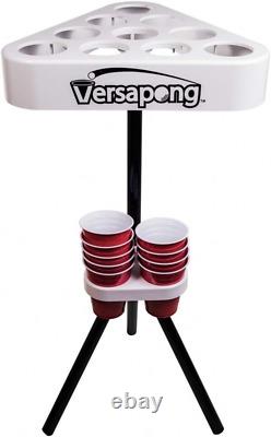 Table de bière pong portable/jeu de queue avec étui de transport sac à dos et balles