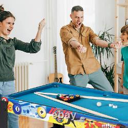 Table de jeu 12-en-1 avec billard, baby-foot, ping-pong, hockey, shuffleboard